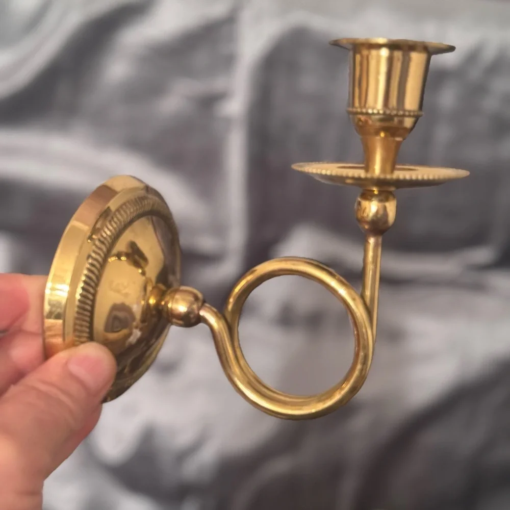 Vintage Mid-Century Hollywood Regency Sconces - a Pair